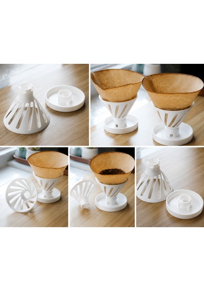 V60 Kahve Telvesi Kurutma Standı Hario V60 Uyumlu Filtre Kurutucu Pour Over Kahve Aksesuarı