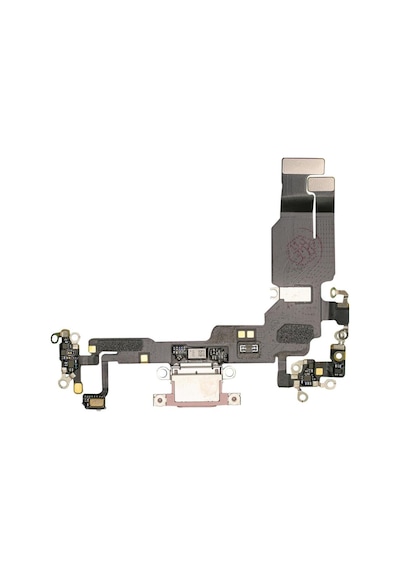 Apple Uyumlu iPhone 15 Şarj Soketi Şarj Bordu Flex Şarj Giris Yeri Pembe
