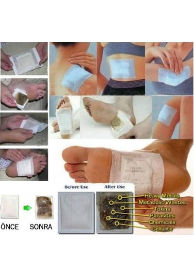 Detox Bandı - Toksin Atıcı Set 10 Adet