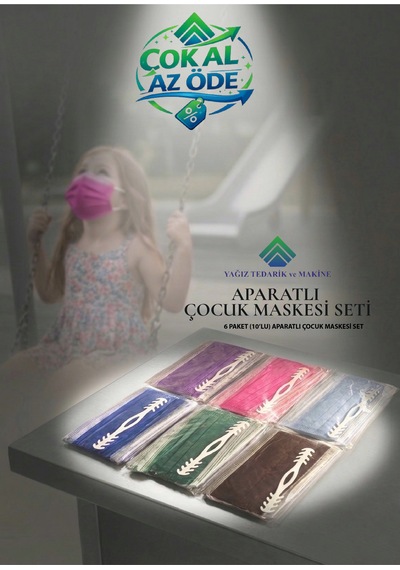 Aparatlı Çocuk Maskesi Seti