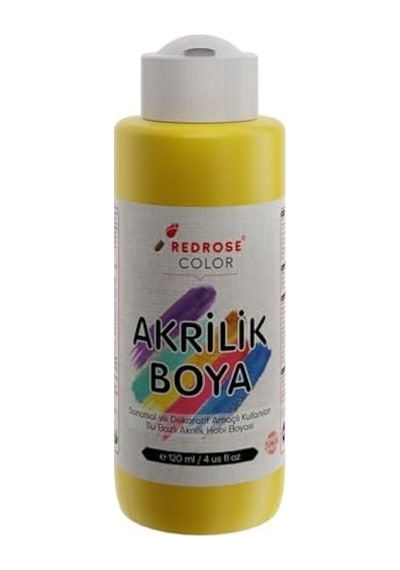 Sarı Akrilik Boya 120ml