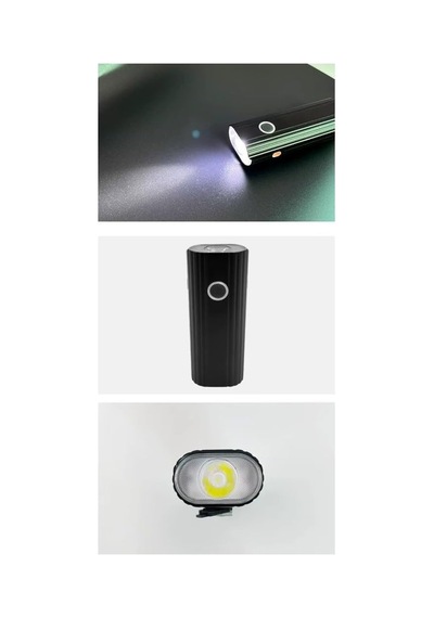 800 Lümen 3xt6 Led Type-c İle Şarj Edilebilir Bisiklet Farı Çok Renkli
