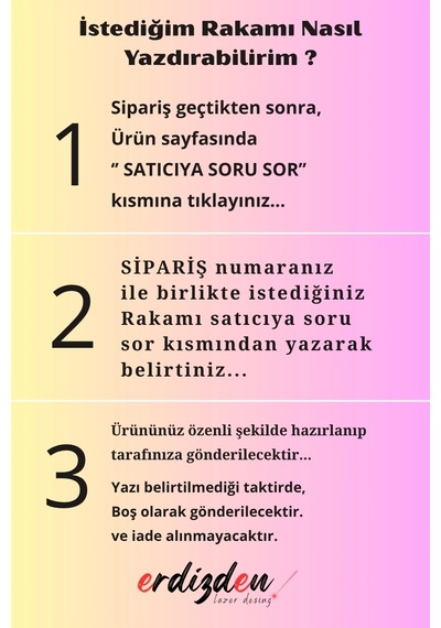 12 Li Ahşap Kapı Numarası Seti 3 Mm Mdf Lazer Kesim - Ceviz