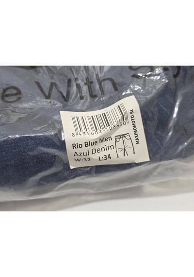 Bela Rio Blue Erkek Motosiklet Korumalı Jean Pantolonu 32 Beden