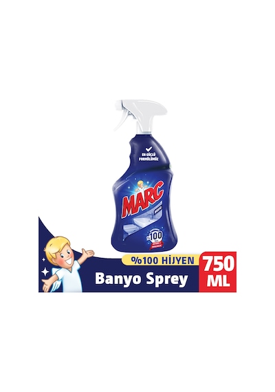 Marc Mutfak Yağ Çözücü Sprey 2 x 750 ML + Banyo Kireç Sökücü Sprey 2 x 750 ML