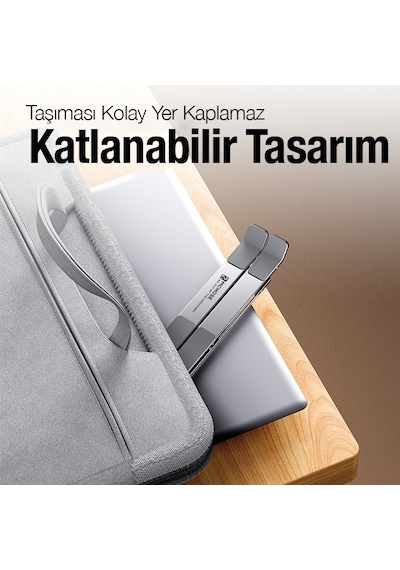 Ally Mc N3-2 Katlanabilir Metal Masaüstü Laptop Standı