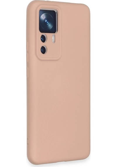 Mey İthalat Mi 12t Pro Kılıf Nano İçi Kadife Silikon - Pudra