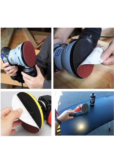 115Mm Cırtlı Zımpara Seti 80 Kum 180 Kum 1000 Kum 2000