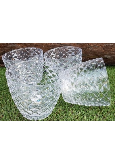Orkide Saksısı Kristal 1,4 Lt Şeffaf Orkide Saksısı Adet Seçin