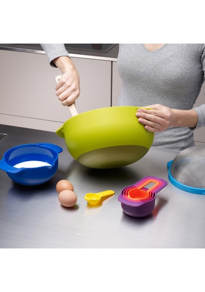 Joseph Joseph Nest™ 9 Plus Karıştırma Kase Seti - Çok Renkli