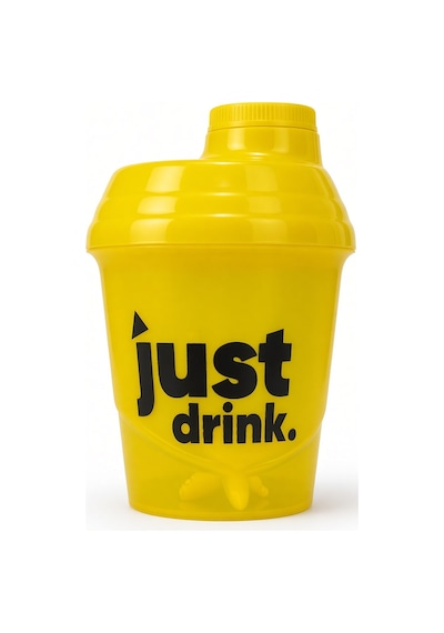 Just Shaker 400 Ml Ölçekli Sızdırmaz Kapaklı Protein Shaker Sarı