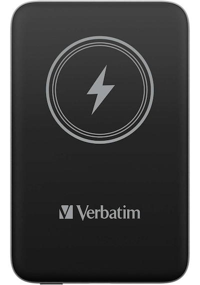 Verbatim MCP-10BK 10000 mAh USB-C 15 WManyetik Wireless Powerbank Siyah