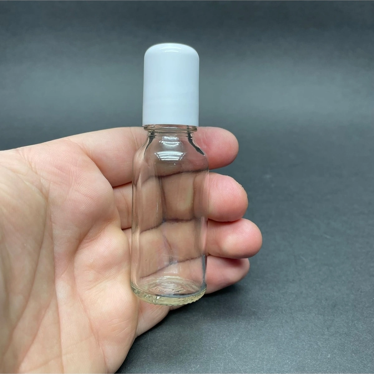 20ml Şeffaf Cam Şişe Roll-on Şişe, 120 Adet, Bilye Başlıklı Şişe, Cam Şişe, Roll-on Şişesi Diğer