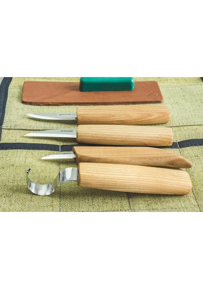 Beavercraft S48 Kaşık Ve Detay Oyma El Aletleri Seti, 4 Parça