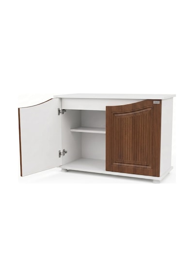 Kanki Pet Western Seri Akvaryum Sehpası Western10031-cvz1 100x31x69 Cm Beyaz-ceviz