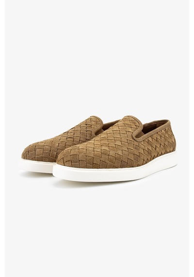 Valmenti Erkek Hakiki Deri Tarçın Loafer Ayakkabı 1149 Style-3 Erk Ayk Y26 Tarcın Suet