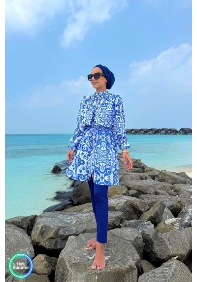 Kahijab Sea Tesettür Mayo Mavi