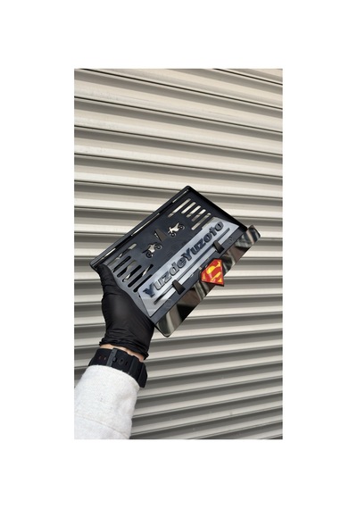 Motosiklet Plakalık Lazer Tasarım Supermen Uyumlu - 769742200