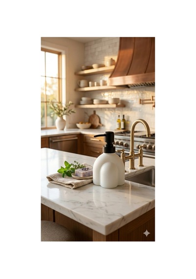 Modern Kabartmalı Cam Sıvı Sabunluk, Mat Minimal Dekoratif Tasarım, 250 Ml, 14 X 9 X 5,5 Cm Beyaz