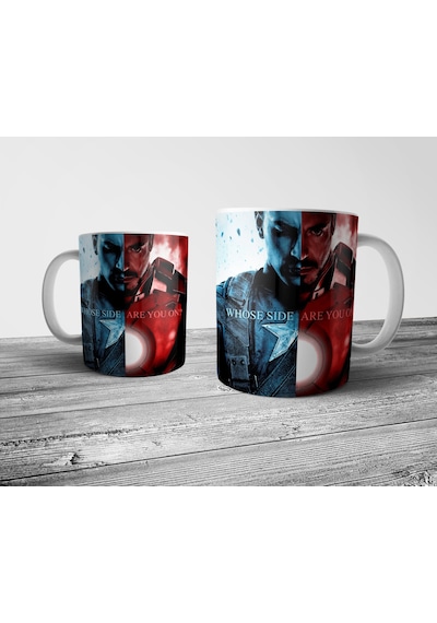 Pixxa Kahramanların Savaşı Civil War Kupa Bardak Model 2
