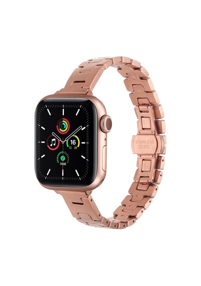 Watch 10 46mm Cppl Krd-150 Metal Kordon Strap Kayış - Gold