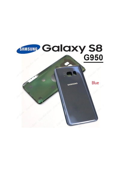 Samsung Uyumlu Galaxy S8 G950F Arka Cam Kapak Batarya Pil Kapağı+T8000