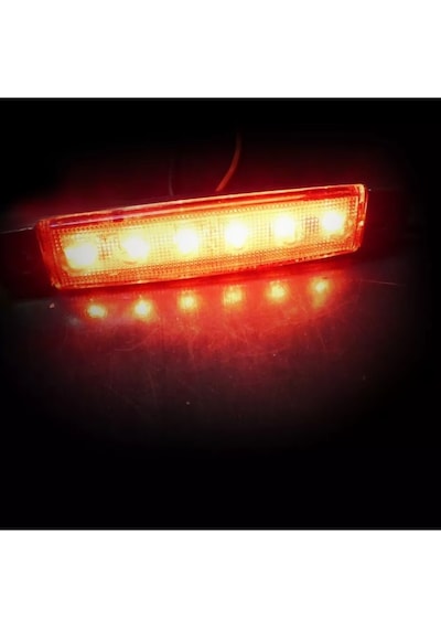 Ahmet Otomotiv 30 Adet 6 Ledli Parmak Led Sarı-kırmızı-beyaz Renkler