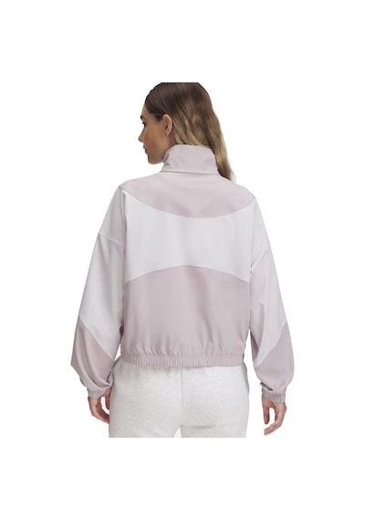 Under Armour Rival Woven Kadın Fermuarlı Sweatshirt Gri