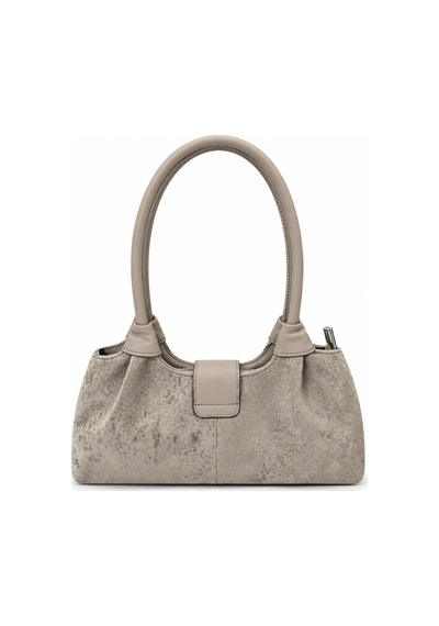 Levano Leather Premium Hakiki Dana Derisi Kadın Omuz Çantası Bej Gerçek Deri Şık El Çantası 30x15 Cm Bej
