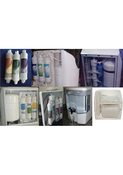 AQUA FLY Su ArıtmaCihazı Filtresi 6-7-8-9 Aşama Alkali Mineral 4Lü Set ( Bağlantı Kitli )