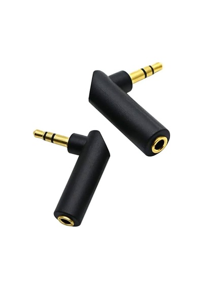Doksan Derece 3.5mm Stereo Çevirici Jak Ltipi 90 Derece Stereo Jak