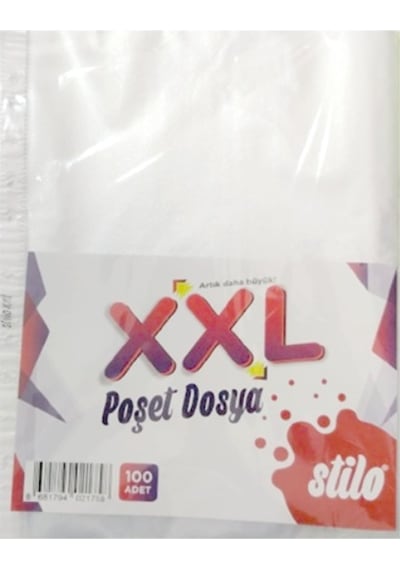 Stilo Poşet Dosya Xxl Tekli 30 Adet 30 Adet