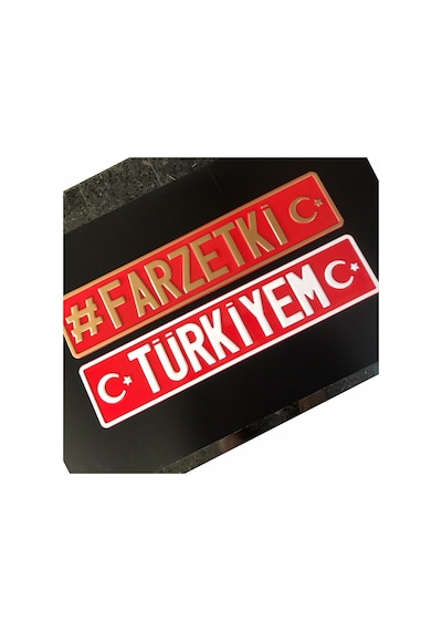 Dekor Plaka,Sari Plaka,Isimli Plaka,Plakalik,Isme Özel Plakalik 135612902