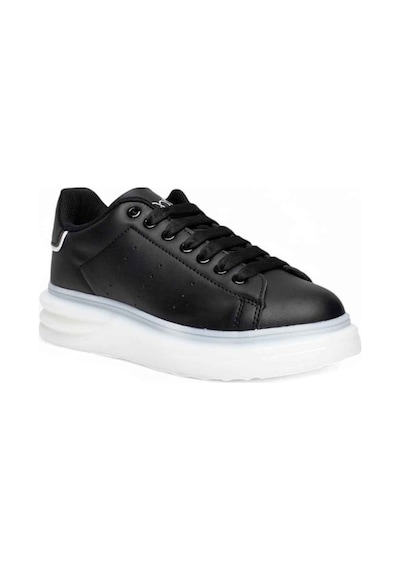 Best Of 628-25 Deri Anatomik Sneaker Siyah Beyaz 36-40 Siyah
