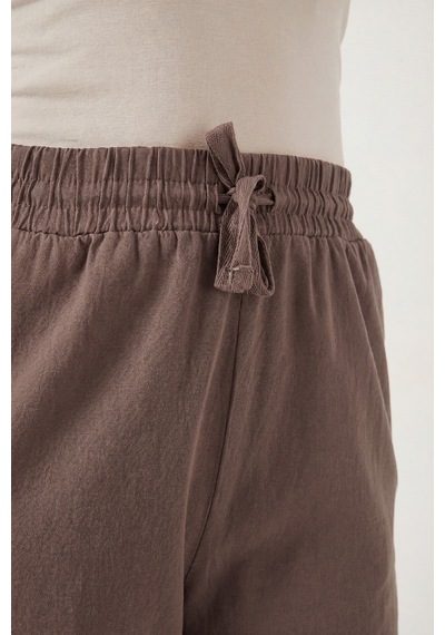 Lela Bayan Pantolon 668yp4760 Kahve Kahve
