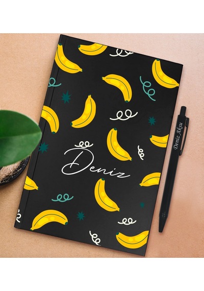 Bk Gift Kişiye Özel İsimli Siyah Sert Kapaklı Defter Ve Tükenmez Kalem Seti, Arkadaşa Hediye, Yeni İş Hediyesi, Doğum Günü Hediyesi-13