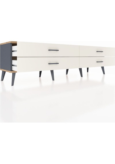 Hyperion Tv Ünitesi 4 Çekmeceli 176x44x51 Antrasit-çam/aytaşı Atlas Çam/aytası Hyperion Tv Ünitesi 4 Çekmeceli 176x44x51 Antrasit-çam/aytaşı Atlas Çam/aytası