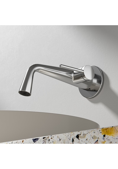 Fg-a4501 Parlak Krom Ankastre Lavabo Bataryası