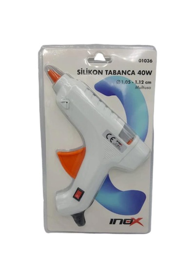 Silikon Tabancası 40 W Küçük Boy Beyaz Renk 1 Adet Silikon Tabanc