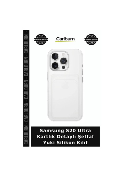 Samsung S20 Ultra Kartlık Detaylı Şeffaf Yuki Silikon Kılıf Telefon Koruma Cep Kapağı Arka Kapak çok renkli