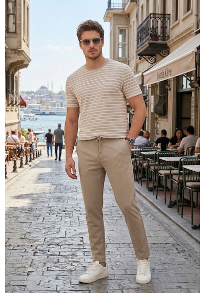 Buratti Erkek Pantolon 6843654 Vizon VİZON