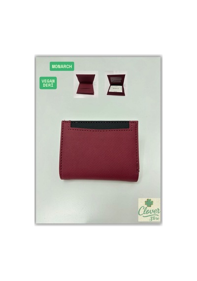 Store Erkek Vegan Deri Monarch Şık Ve Spor Cüzdan Bordo