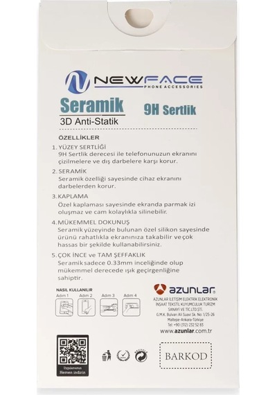 Samsung Galaxy Uyumlu  A15 4g 3d Antistatik Seramik Nano Ekran Koruyucu