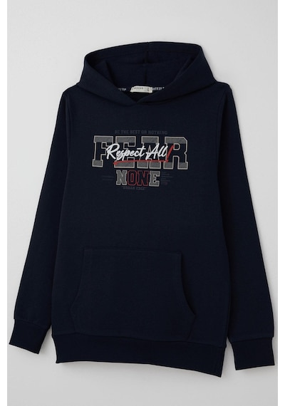 Breeze Erkek Çocuk Sweatshirt Kapüşonlu Yazı Baskılı Kanguru Cepli 9-14 Yaş, Lacivert Lacivert Breeze Erkek Çocuk Sweatshirt Kapüşonlu Yazı Baskılı Kanguru Cepli 9-14 Yaş, Lacivert Lacivert