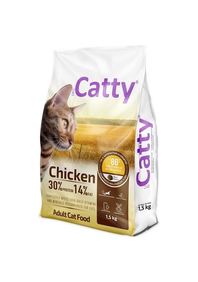 Catty Tavuklu Yetişkin Kedi Maması 1500 G