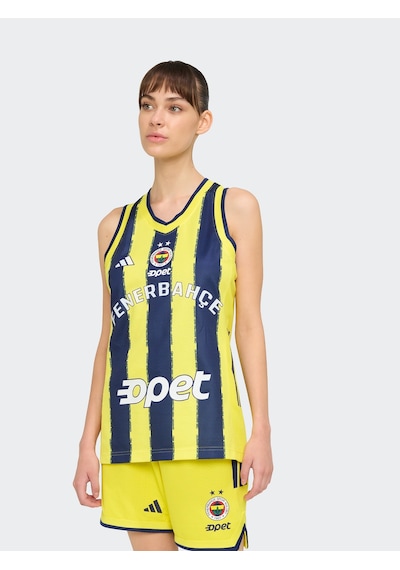 Fenerium Basket Kadın Çubuklu Forma 25/26 Sarı-lacıvert