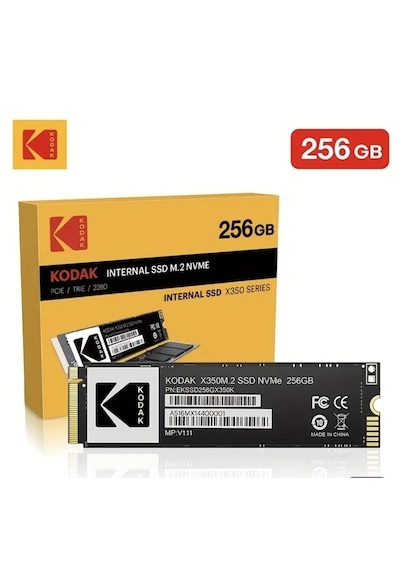 Kodak 256gb.x350 Ssd M.2 2280 Ce Lisanslı Nvme Pcle Gen 3.0x4