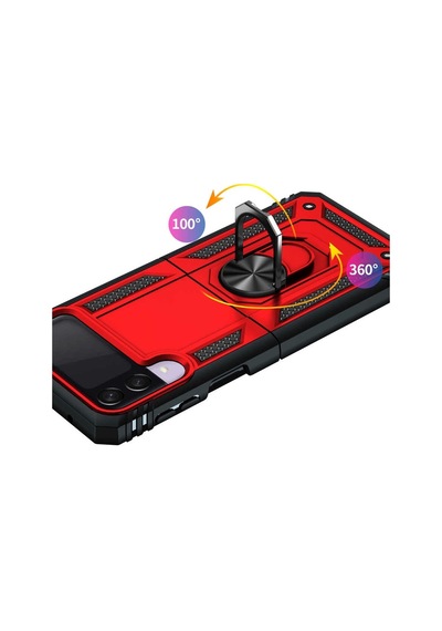 Galaxy Uyumlu Z Flip 3 Kılıf Zore Vega Kapak