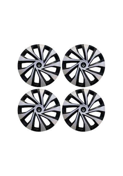 Kırılmaz Renault Symbol 14'' inç Uyumlu Jant Kapağı 4 Adet 1 Takım Çelik Görünümlü