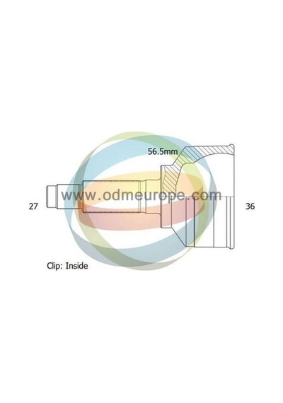 Odm Rn11073 Aks Kafası Vivaro Iı 06 Trafic Iı 01 14 2.0 2.5cdtı Dcı Dış 27x34x56.5 Sağ Sol